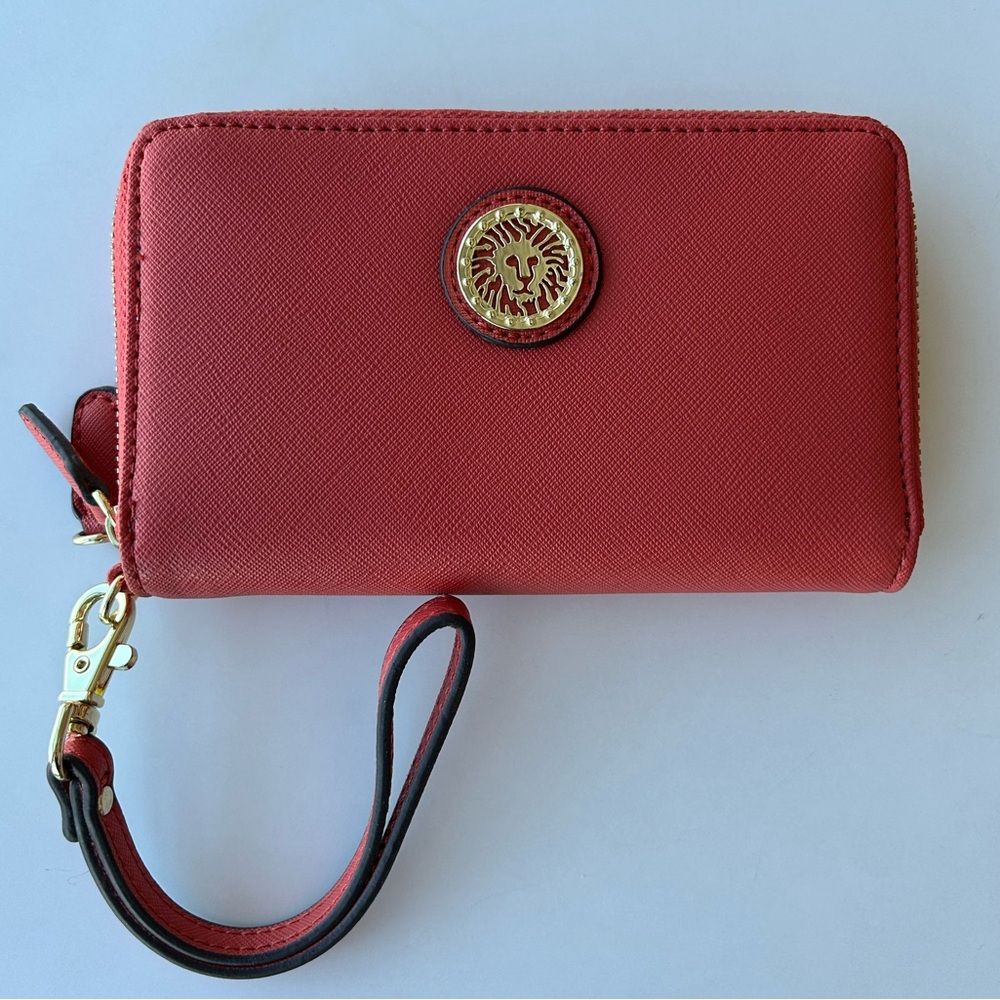 NWOT Anne Klein Coral Wristlet Wallet